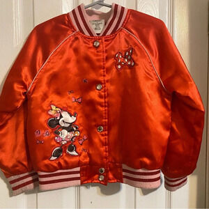 Disney Red Minnie Mouse Kids Jacket